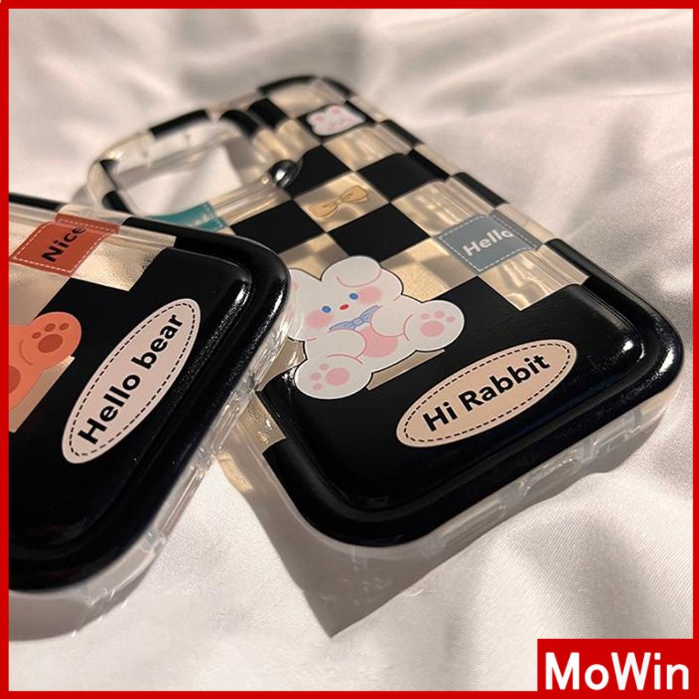 For iPhone 14 Pro Max iPhone Case Thickened TPU Soft Case Clear Case Airbag Shockproof Cute Bear Compatible For iPhone 13 Pro Max 12 Pro Max 11 Pro Max 7plus 6splus 8plus xr xs
