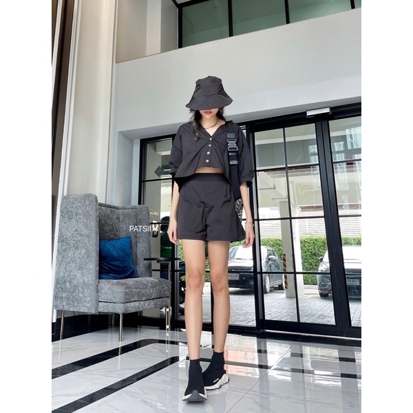 Blazet Set Topi Premium Bkk Bangkok Bahan Tebal Ready Stock Blazer Wanita Jumbo Cod Bkk Set Oversize