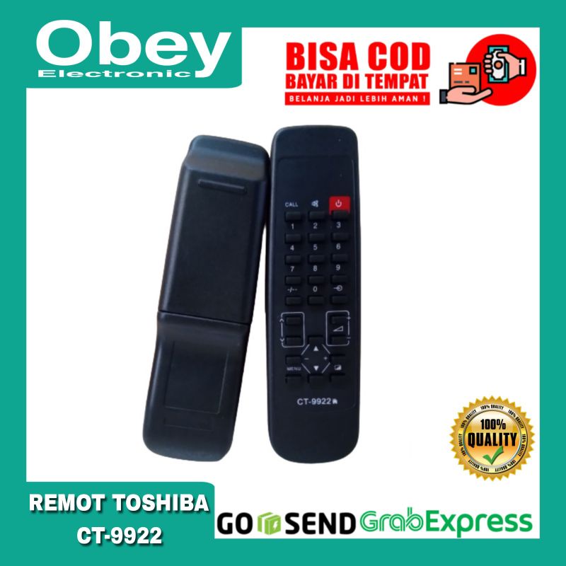 Remot TV Toshiba Tabung Bomba CT-9922