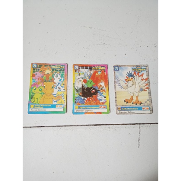 Kartu Hologram DIGIMON campuran