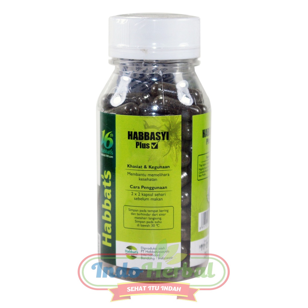 Habbasyi Plus Bee Pollen Black Seed | Habbatussauda plus Bee Pollen 100 kapsul