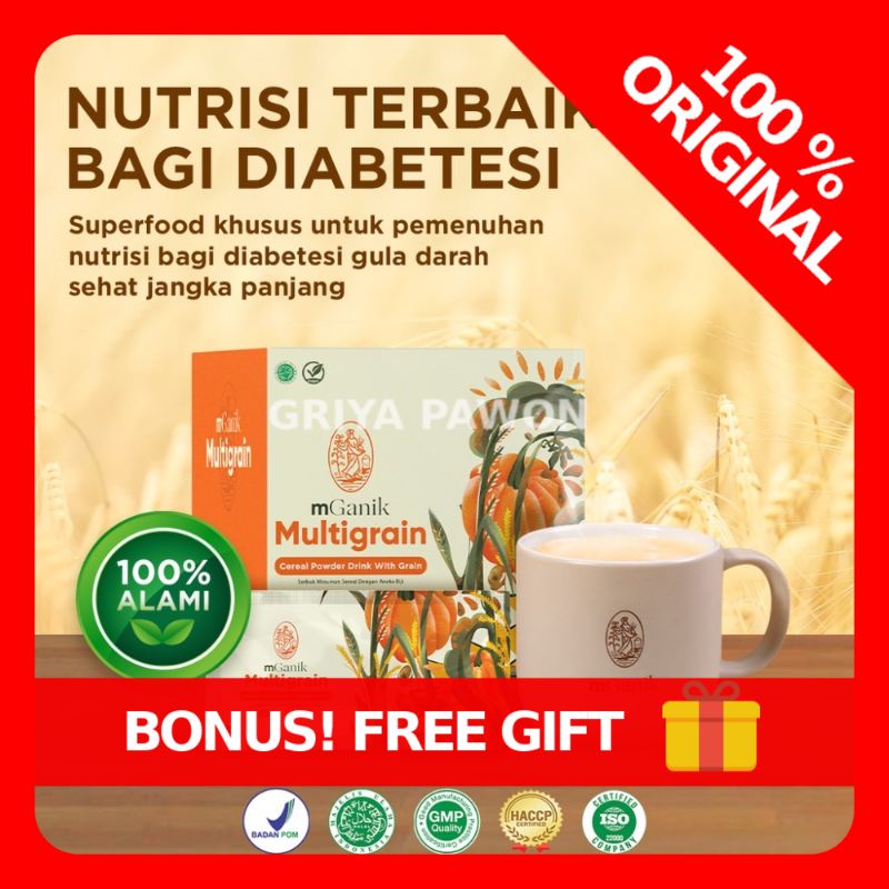 

Mganik Metafiber Multigrain Original 100% Untuk Diabetes Darah Tinggi | PROMO COD GRATIS ONGKIR