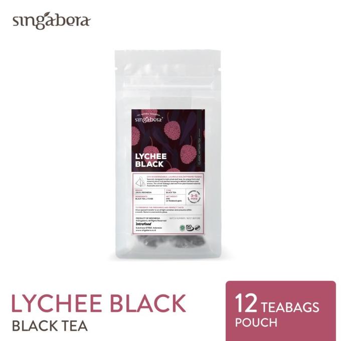 

[COD] Singabera Tea & Tisane Lychee Black-Black Tea-12 Teabags [COD]