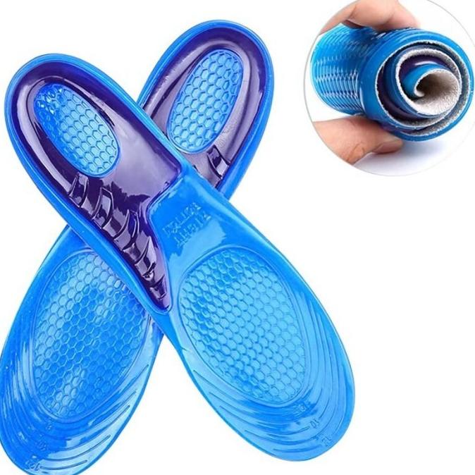 [BAYAR DI TEMPAT] 1 Pasang Insole Sepatu Gel Orthotic Arch Shock Anti Sakit dan Pegel - Insole Sepatu WANITA