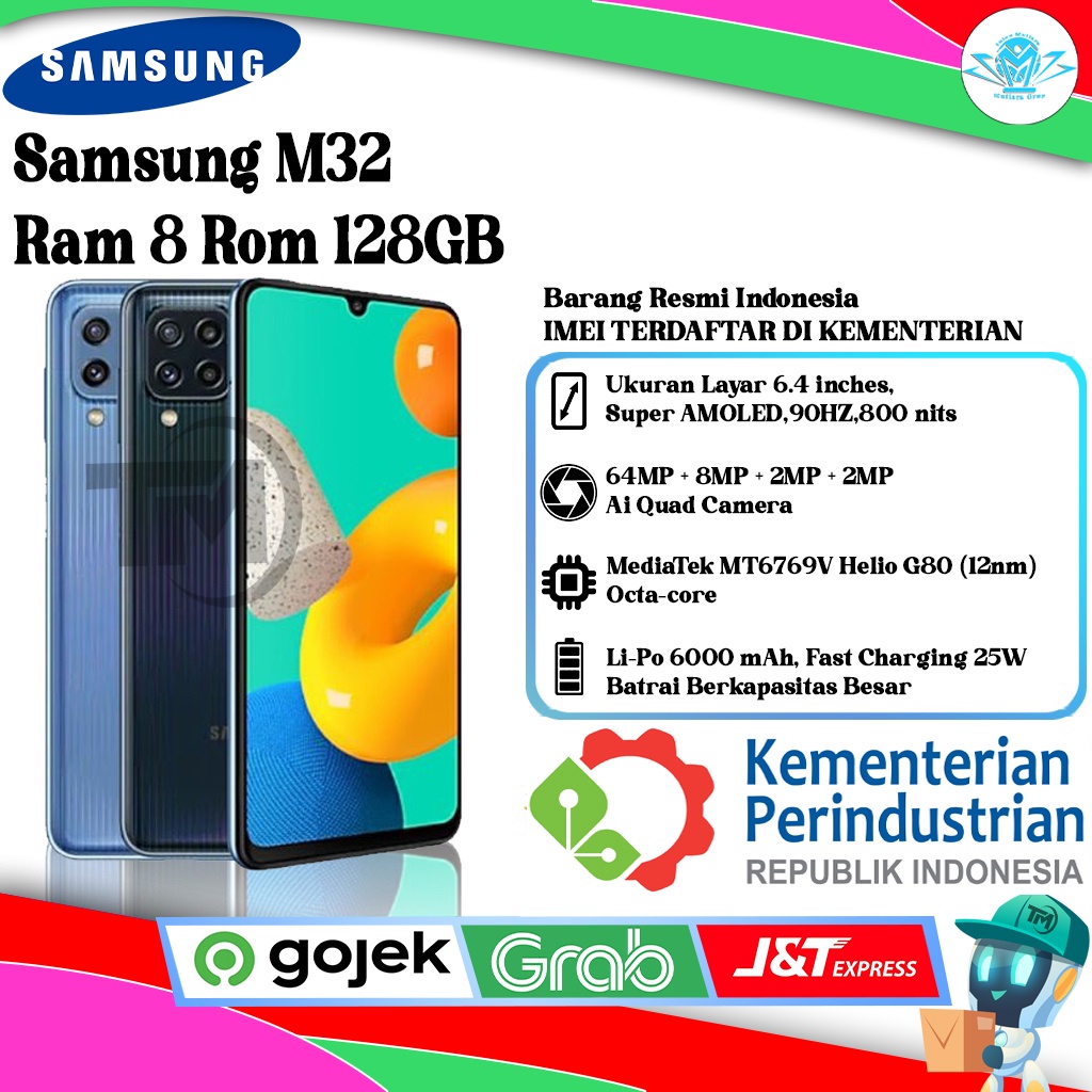 Samsung M32 Ram 8 Rom 128GB