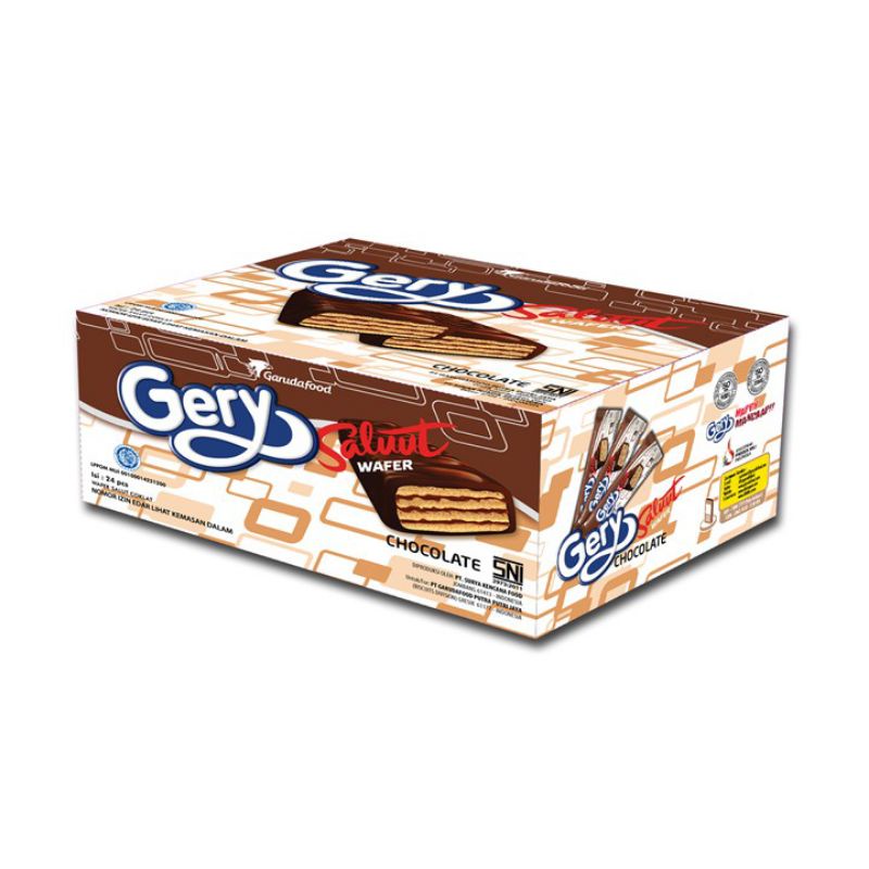 

GERY SALUUT WAFER COKELAT 24PCS