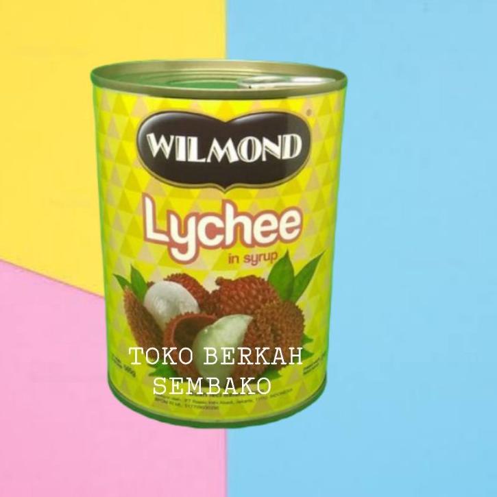 

ART5m0La--WILMOND Lychee Canned 565 gr / Buah Lychees Leci Kaleng