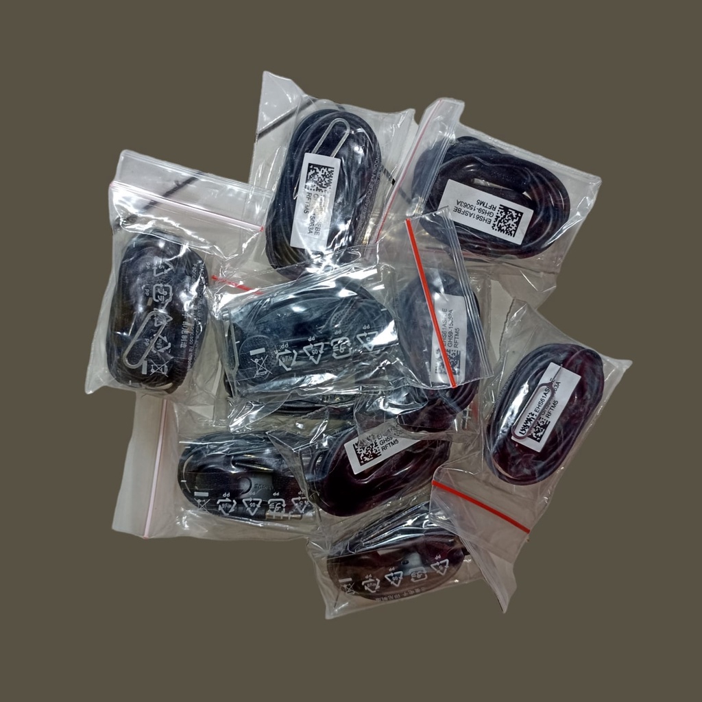 Headset Earphone Samsung Original 100% dan Baru Made In Indonesia copotan Hp Asli