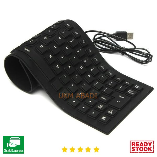 Keyboard Lipat Portabel PC Komputer Laptop Handphone Anti Air 113