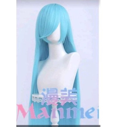 Wig Blue 100cm Brand Manmei