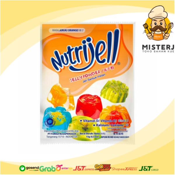 

Nutrijell Reg Orange | Nutrijell Reguler Agar Agar Rasa Jeruk | 15 Gram