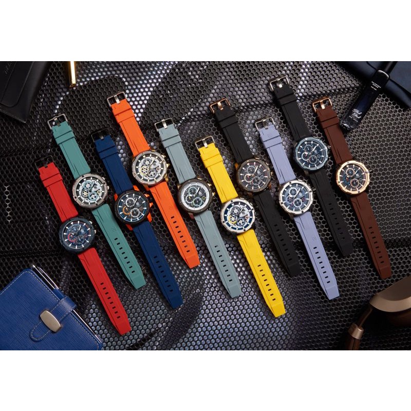 Jam Pria T5 H 3939G Rubber Original