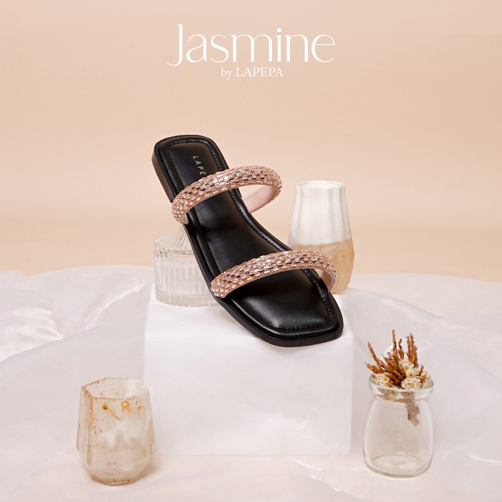 LAPEPA JASMINE Sandal wanita casual sendal teplek slop sandal terbaru model blink tatakan empuk kekinian