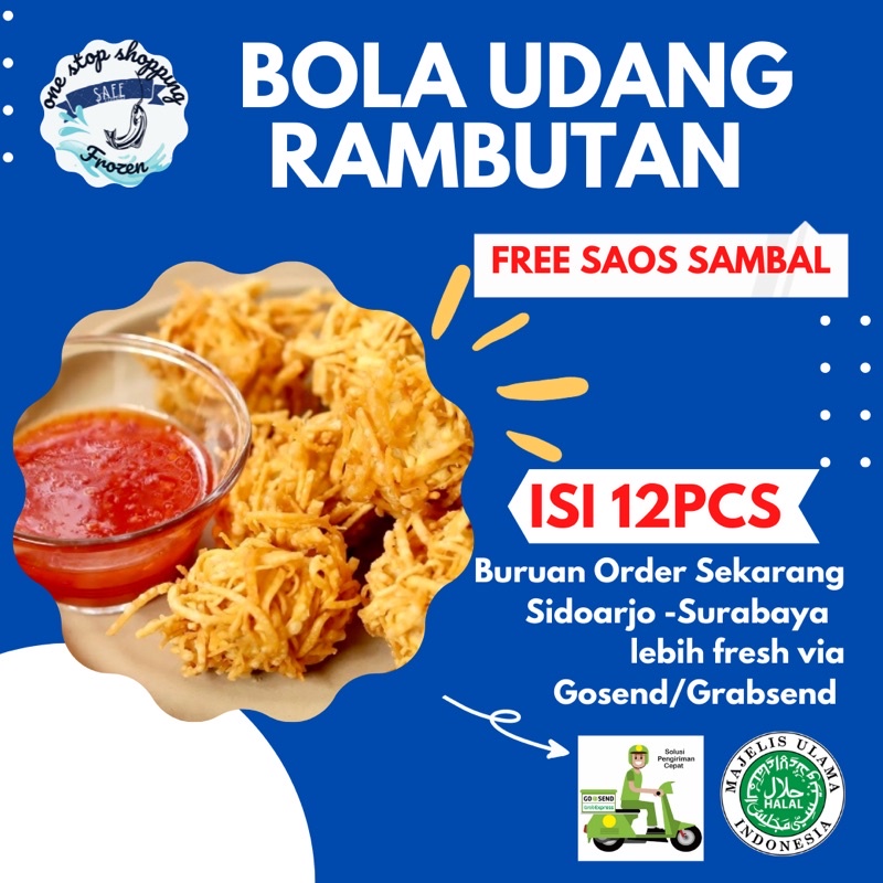 

Bola UDANG Rambutan Isi 12pcs