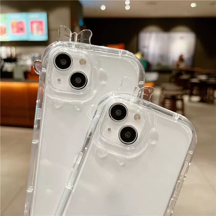 For 14 ProMax soft case TPU Motif Pita 3D Untuk iPhone 13 11 Pro 14 Pro Max 12 Pro Max Xs Max XR 6 6Plus 7 8 Plus