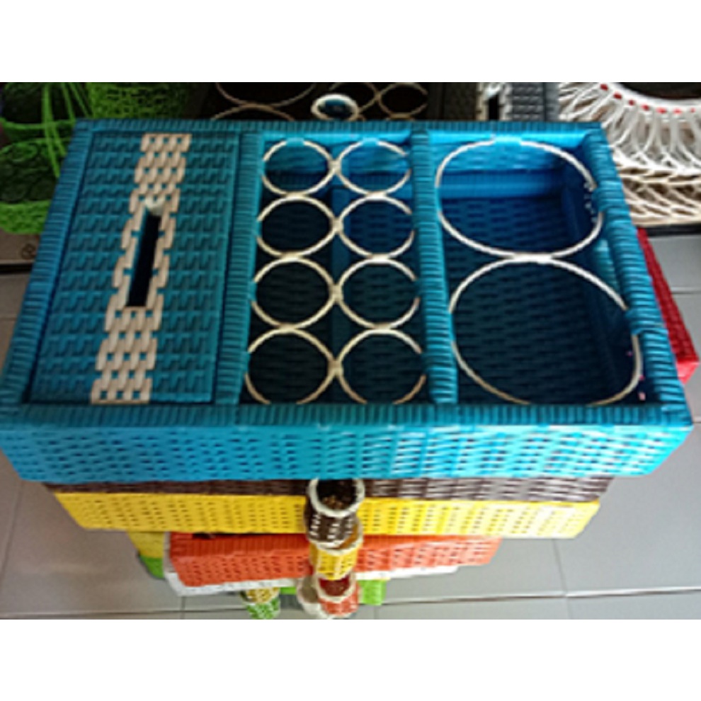 TEMPAT TISU DAN AKUA GELAS TEMPAT TOPLES PERMEN COKLAT MULTIFUNGSI Tempat tisu dan tempat aqua gelas