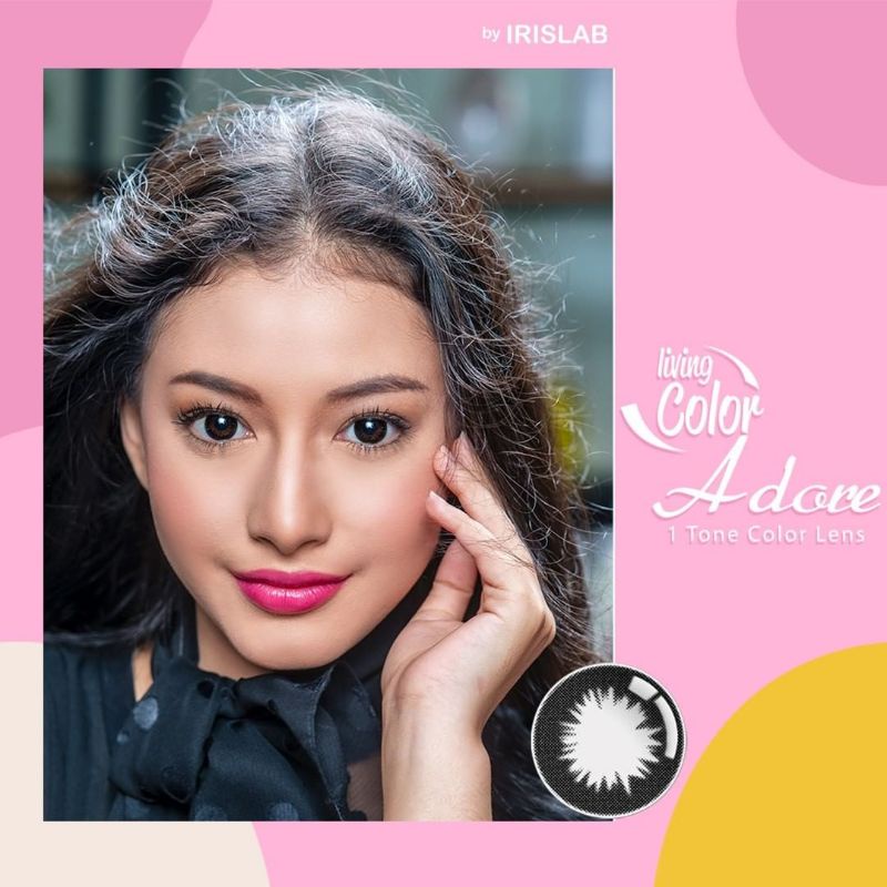 Living Color Adore Softlens Warna Ukuran Normal