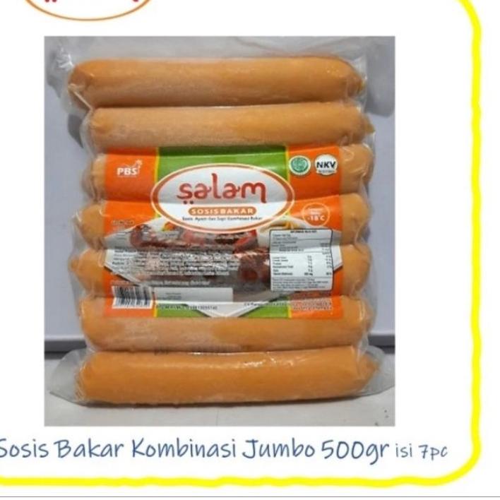 

✨Original✨ Salam Sosis Bakar Jumbo 500Gr - isi 7 pcs gas !!