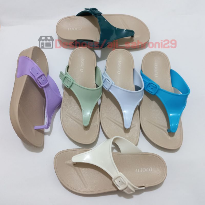 Sandal Wanita Flip Flop/Jepit | LUOFU E 7154 - SM6WK