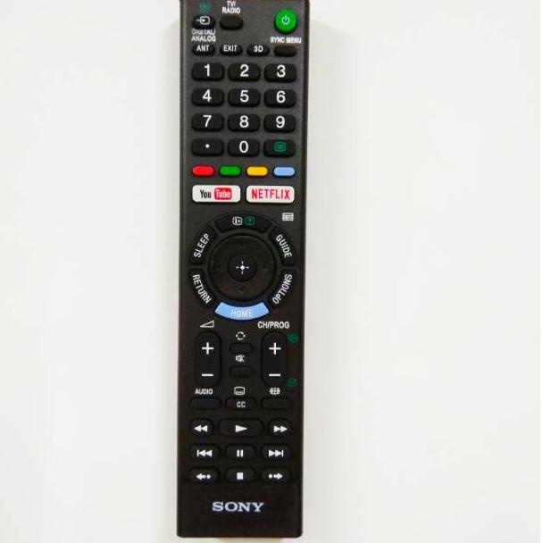 Terkini.. REMOT / REMOTE TV SONY BRAVIA LCD/LED SMART TV ANDROID GRADE ORIGINAL YOUTUBE RMT-TX202P /