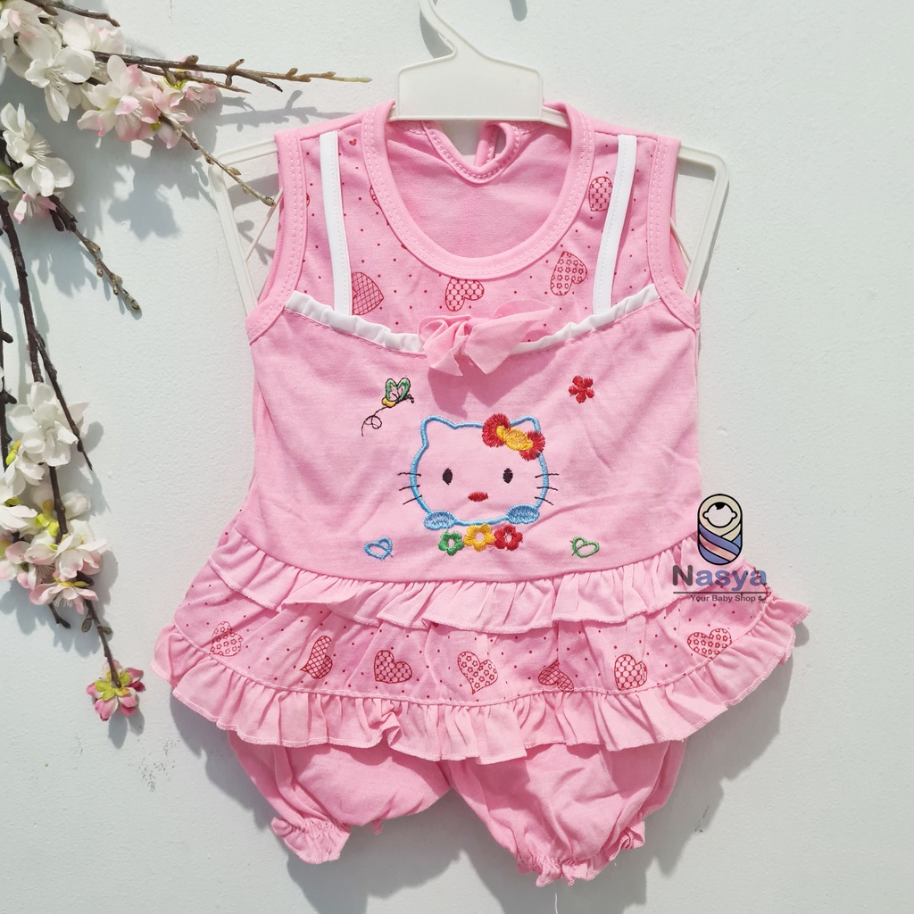 [N-007] Baju Bayi New Born Bear / Setelan sehari-hari anak perempuan (0-6 bulan)