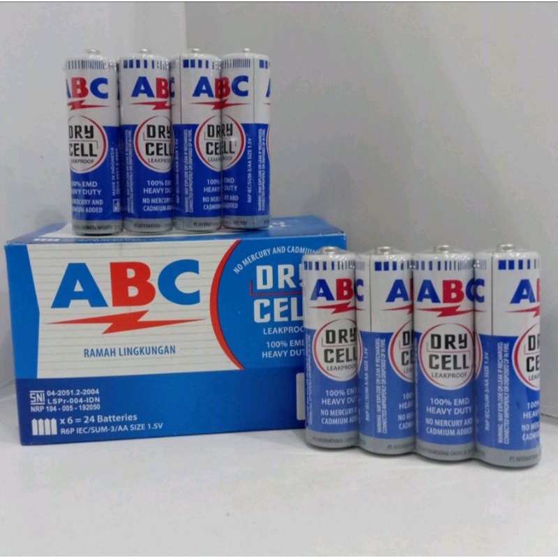 1 box Batre ABC R6 / Baterai jam dinding 1 box (24pcs)