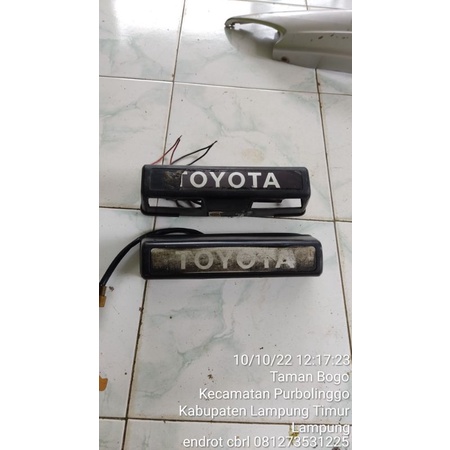 lampu plat nomor toyota kijang kotak kapsul grand