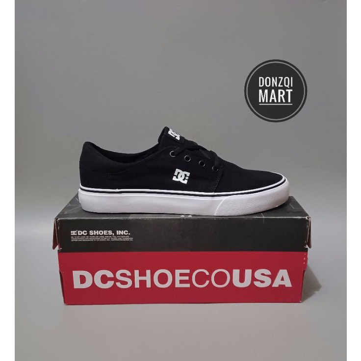 DC Trase TX Mens Sneakers Shoes - Black/White