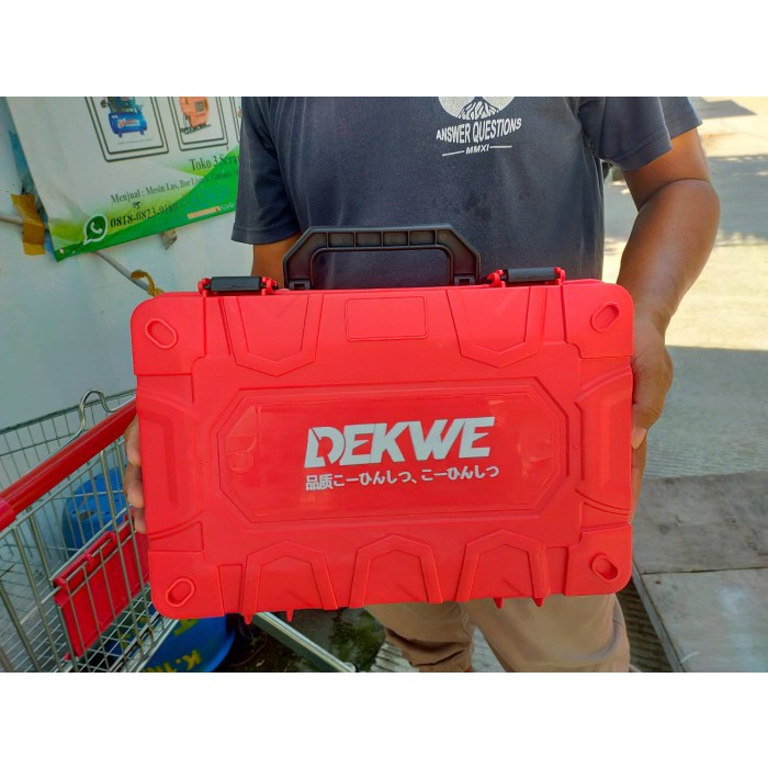 Tool Box Dekwe Perkakas power Tool Cordless Koper Kotak Alat Mesin