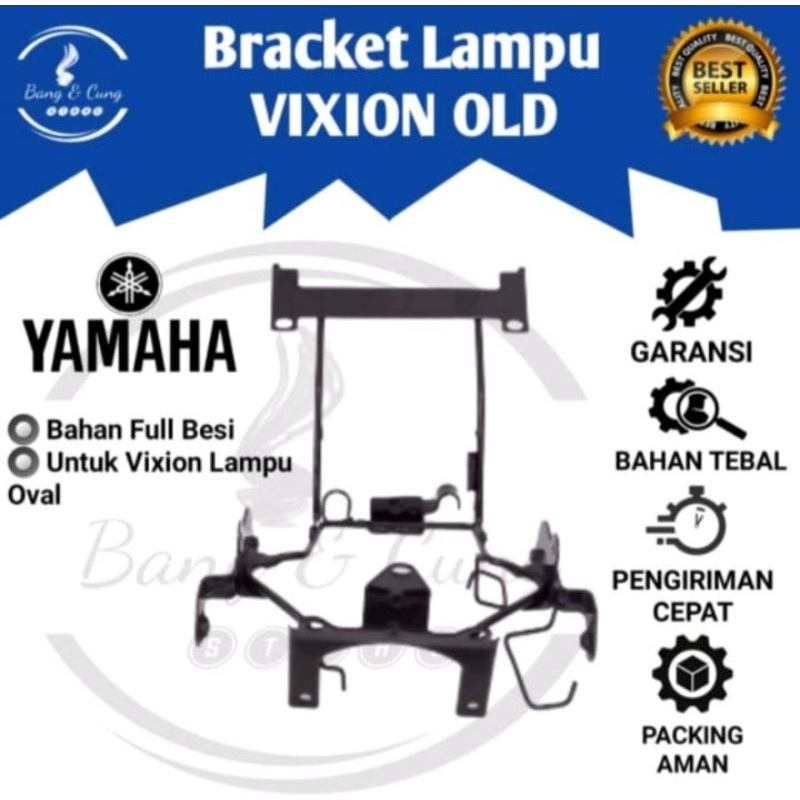 Breket Dudukan Lampu Yamaha Vixion Old Gen 2 Lampu Kualitas Terbaik