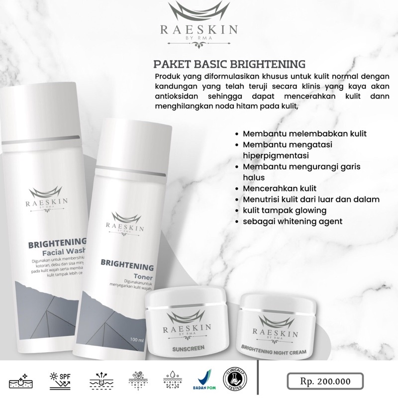 RAESKIN PAKET BASIC BRIGHTENING