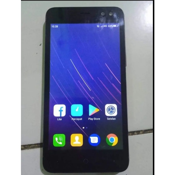 evercoss m50/m50 star ram 1/8 4g android murah second.