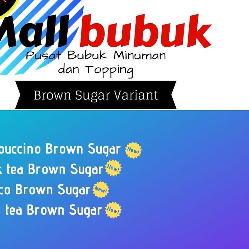 

READY ✅Bubuk Minuman rasa CHOCO BROWN SUGAR 1Kg / Bubuk Minuman CHOCO BROWN SUGAR 1Kg|KD6