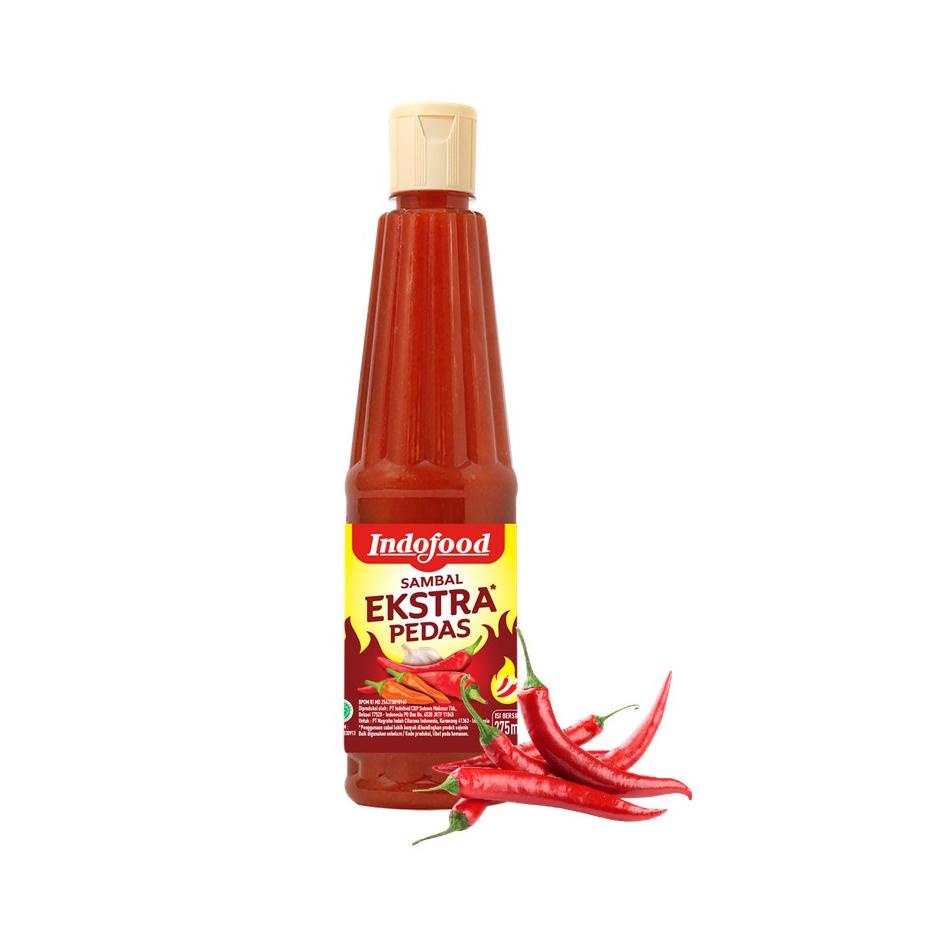 

Harga Grosir--Indofood Sambal Extra Pedas 275 mL