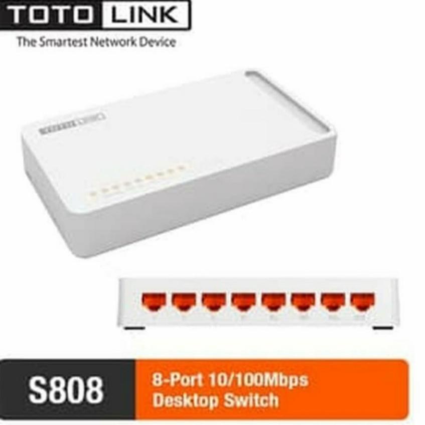 10.10 HARGA GROSIR TOTOLINK S808 Switch 8 Port 10/100Mbps | Totolink S808 8 Port