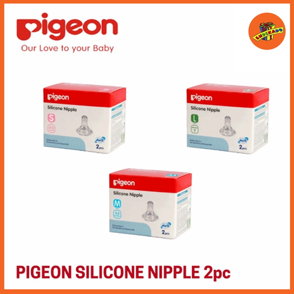 Pigeon Dot Silicone Nipple Isi 2