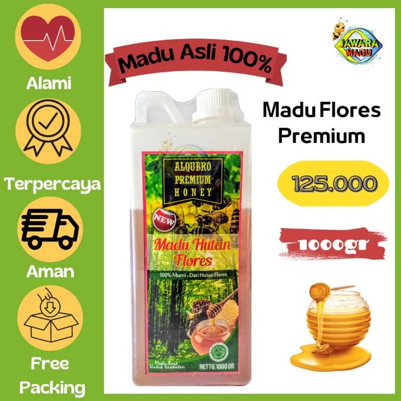 Madu Asli Murni 100% Jambi Premium 1Kg Obat Diabetes Al Qubro AlQubro Al-Qubro