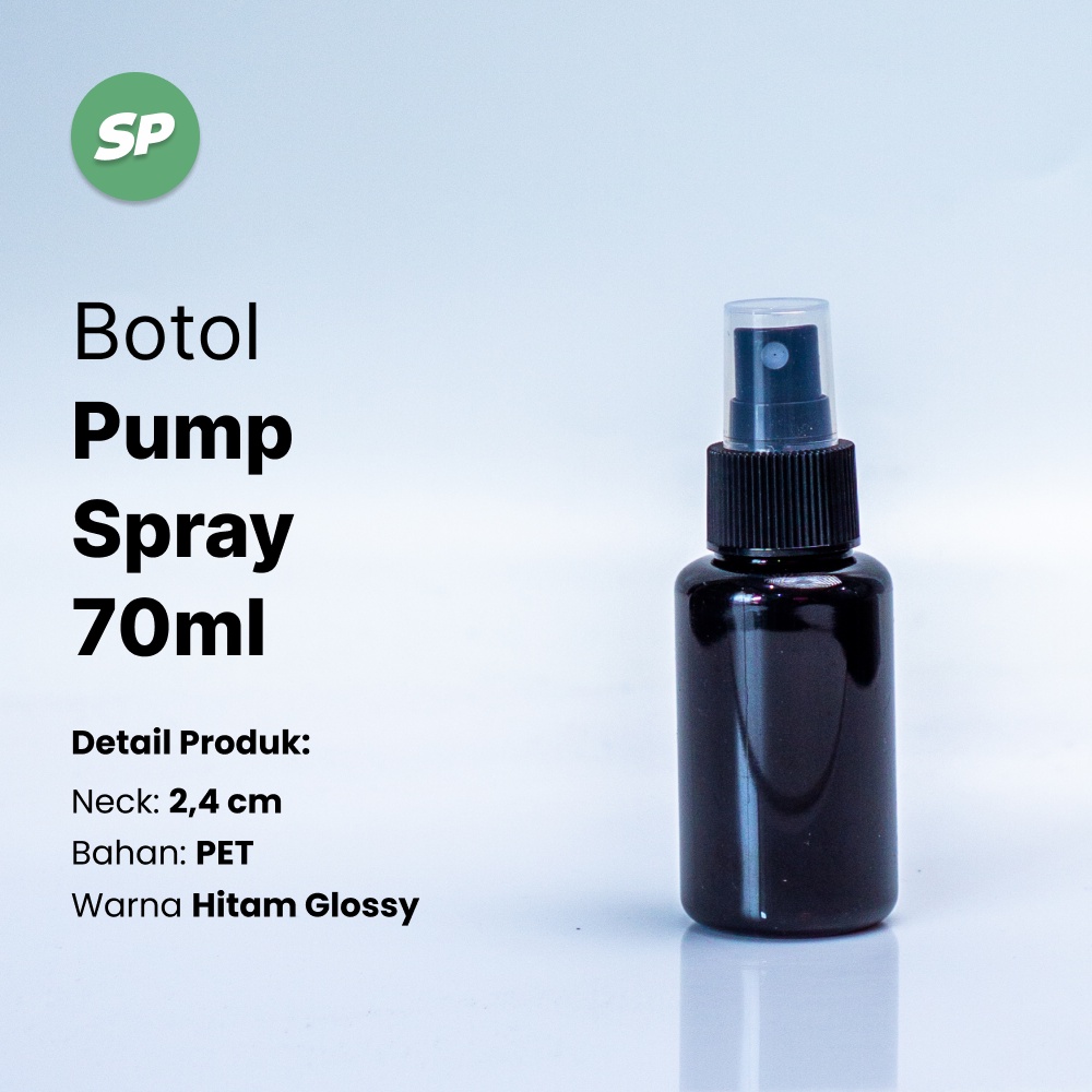 Jual Botol Pump Spray Ml Sarjana Packaging Botol Semprot Pet Hitam Botol Tutup Spray