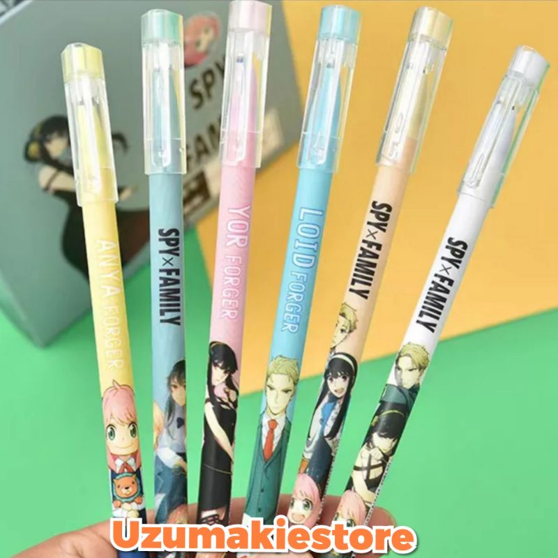 

Pulpen Gel Karakter Anime Spy X Family Anya Loid Yor Forger
