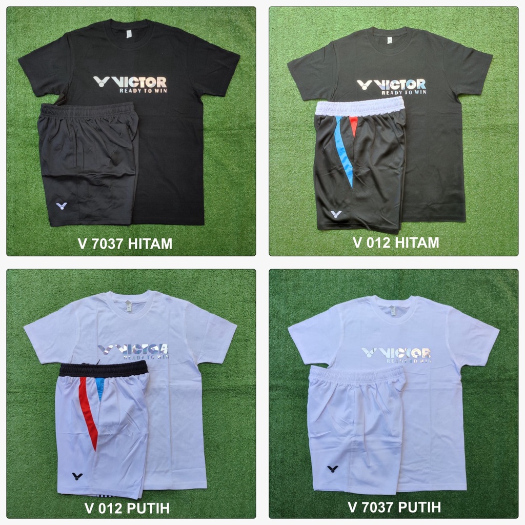 Baju Badminton Victor Hologram - Setelan Badminton