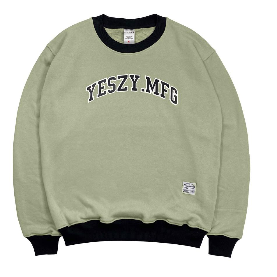 Viral YESZY.MFG Crewneck Mint Almighty F. BW