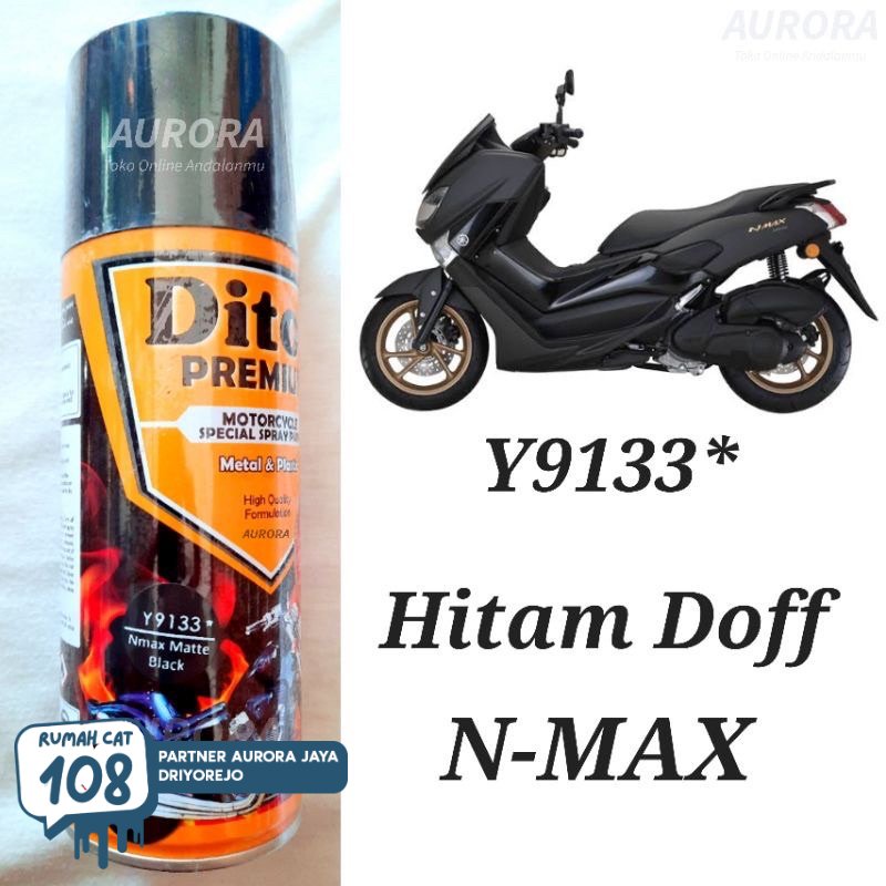 

Rumah Cat - DITON PREMIUM NMAX MATTE BLACK Y9133 pilok pilox pylox cat semprot motor mobil sepeda | Rumah Cat Mobil dan Motol