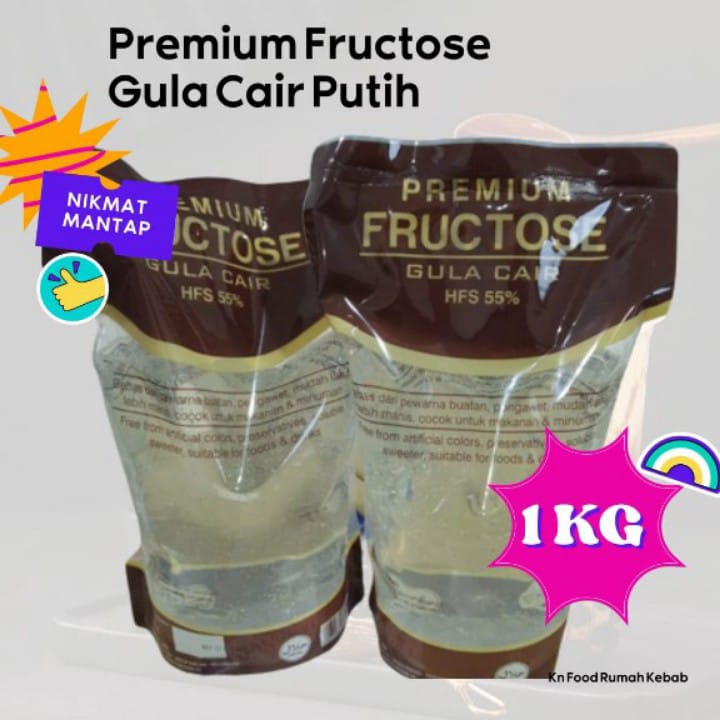 

Gula Cair Fructose 1 kg-GOJEK ONLY