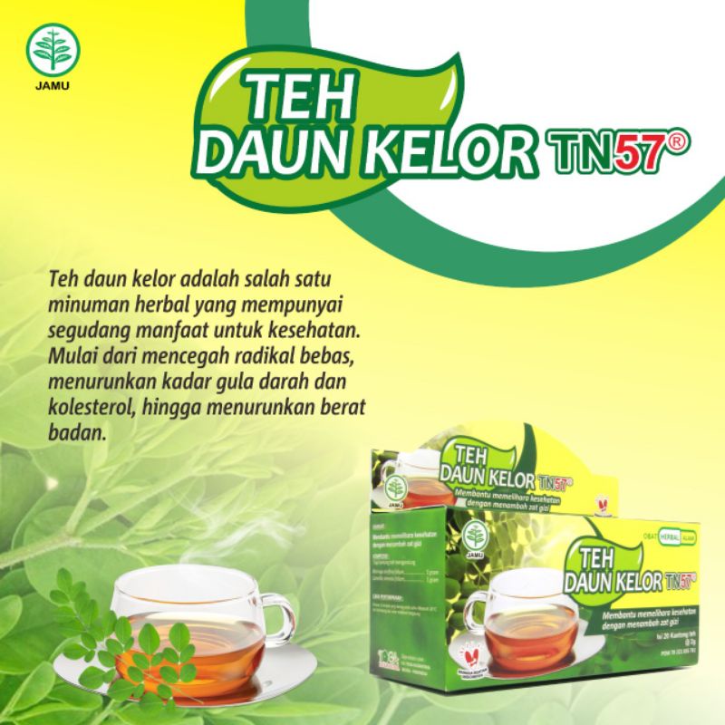 

Teh Celup Daun Kelor Toga Nusantara TN57