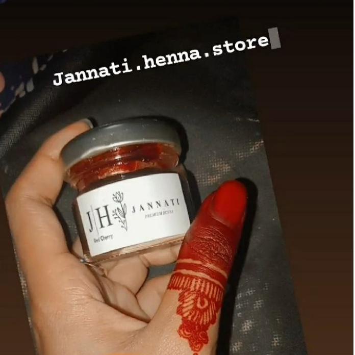Pesan aja--INAI CELUP HENNA CELUP HENNA JARI RED CHERRY 20ml JANNATI HENNA