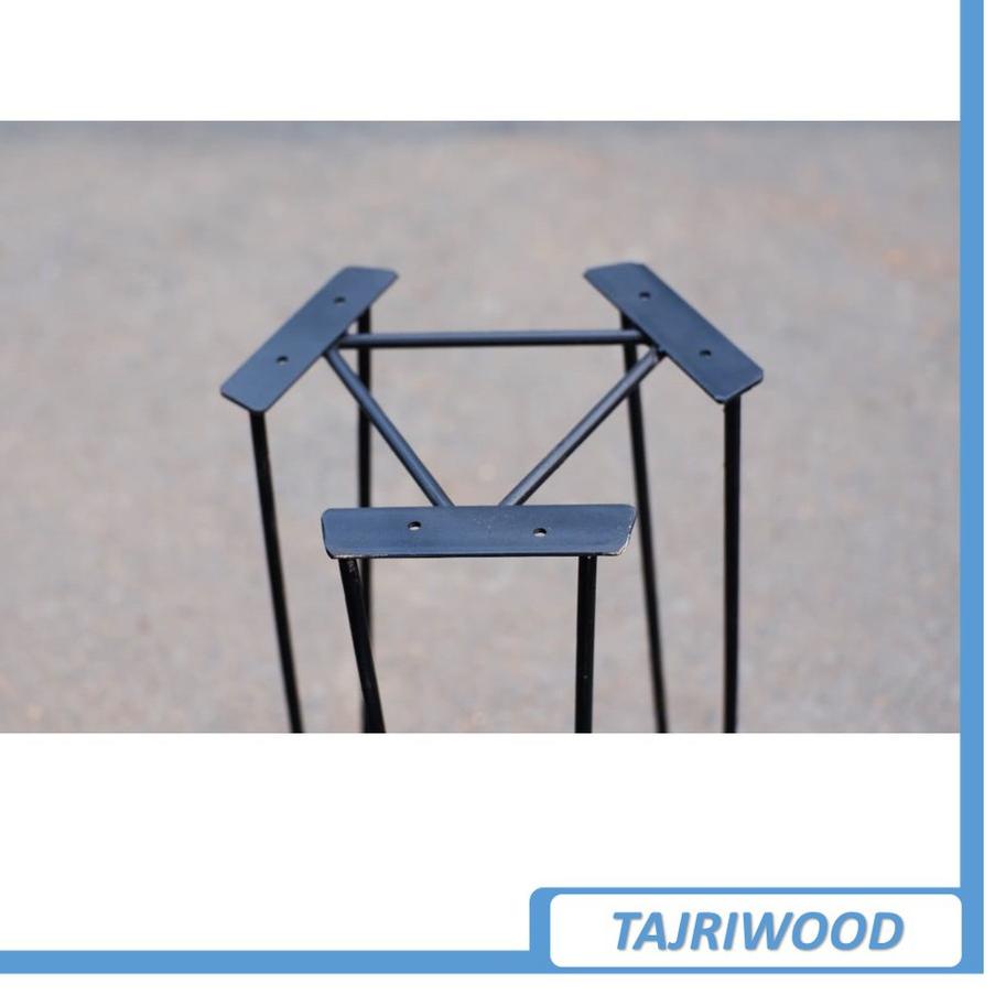 Terbaik kaki meja hairpin leg 2 segitiga 50cm / hairpin legs / hairpin leg / kaki meja kursi ?