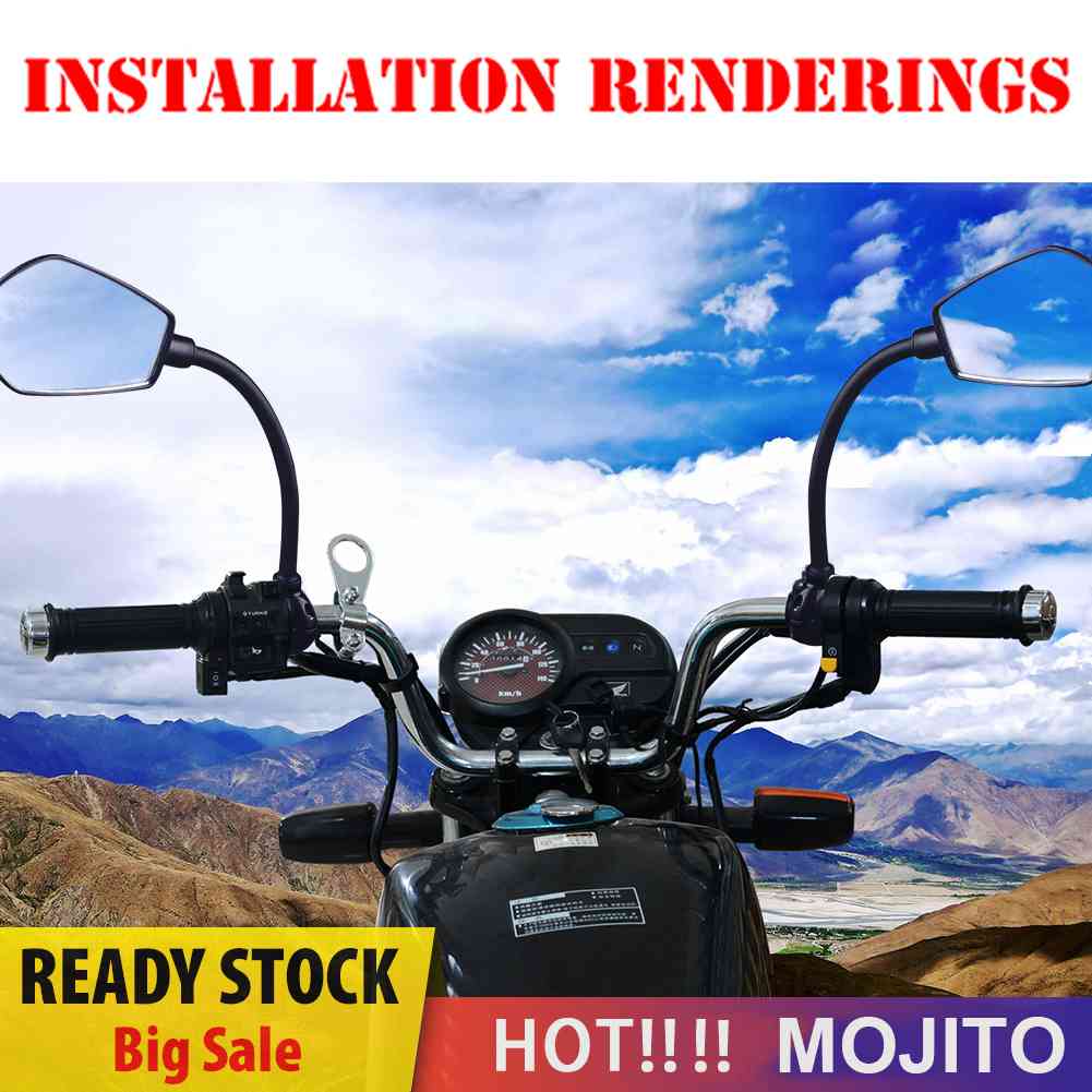 Kaca Spion Sepeda Gunung / Motor Adjustable