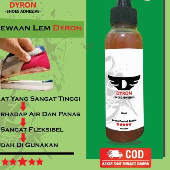 

LEM SEPATU SUPER KUAT (TAHAN AIR & PANAS] DYRON 100ml