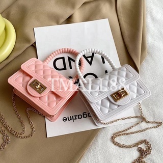 ♥TMALL88♥ Tas Selempang Jelly Glossy Mini Rubber Bag ala korea