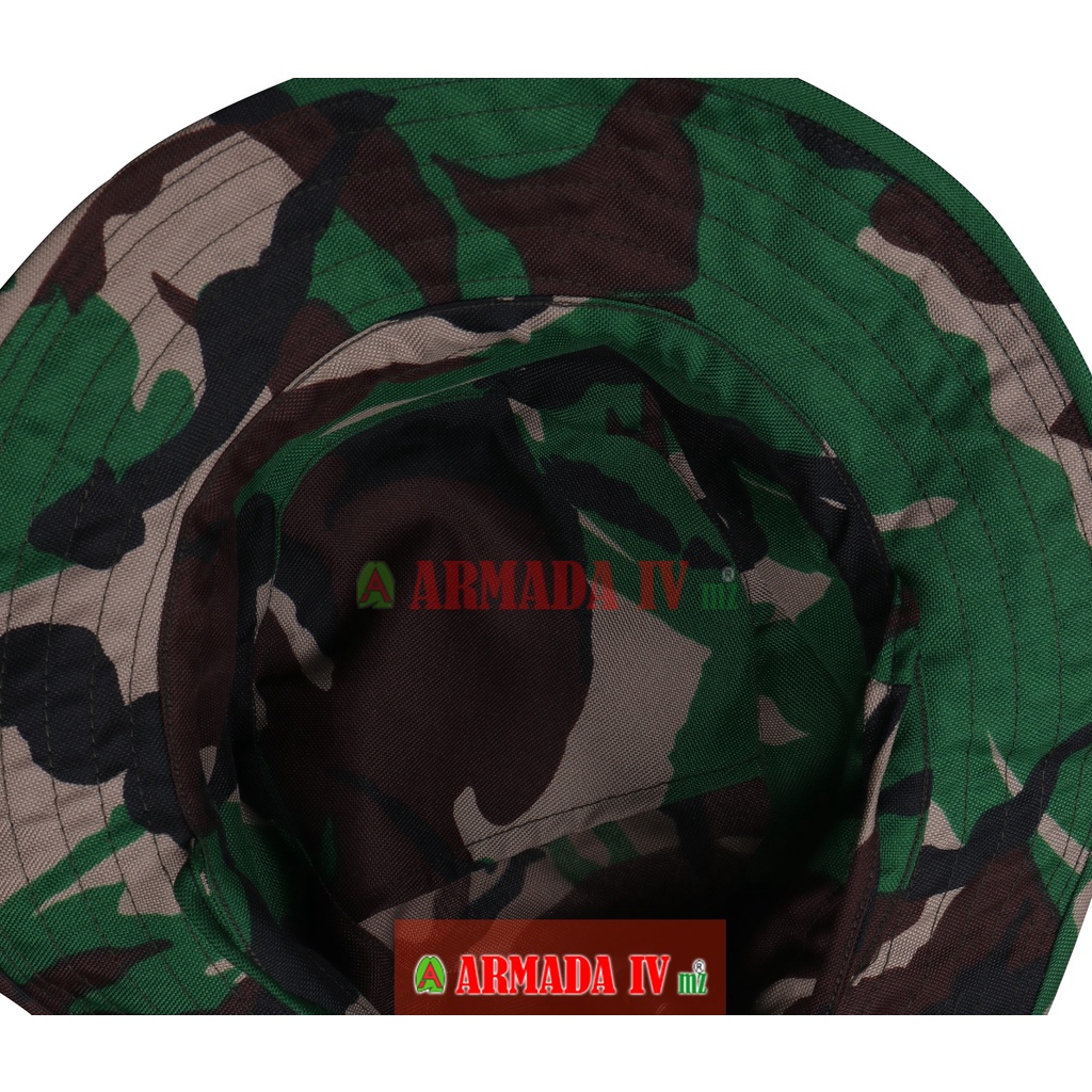 Topi Rimba Tactical Velcro Pelbet Malvinas Topi Rimba Army